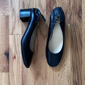 The Italian Leather Day Heel - Black